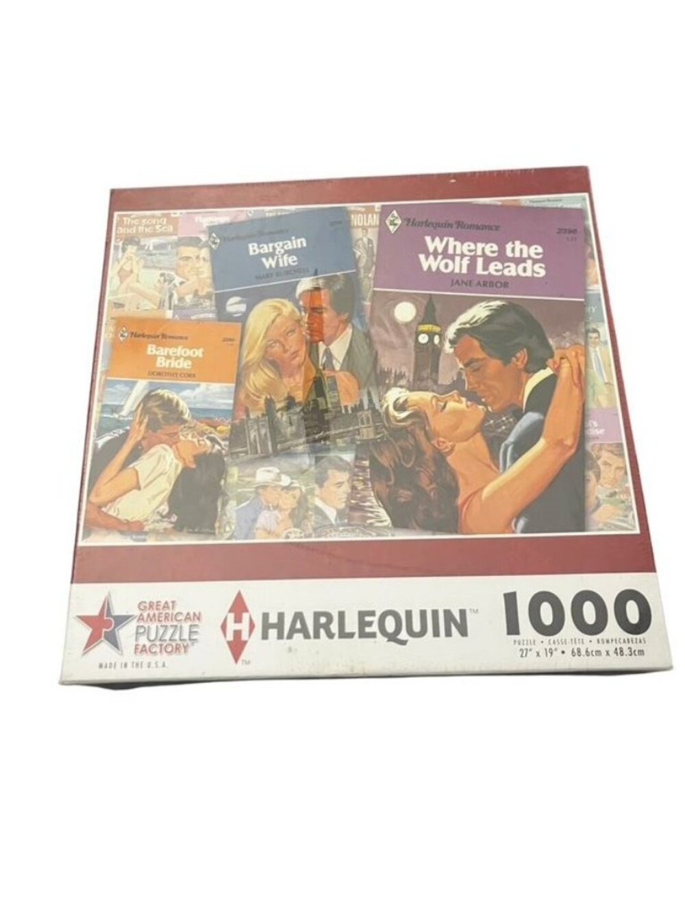 Harlequin Where the Wolf Leads Great American Puzzle Factory Puzzle New 1000 Pie